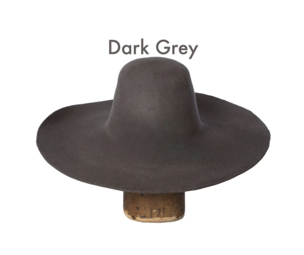 Dark Grey Felt Hat